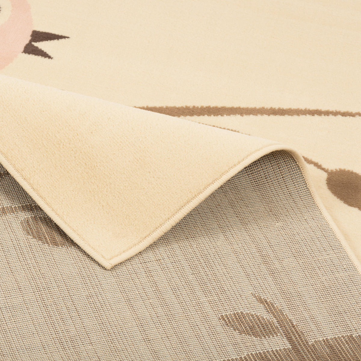 KINDERTEPPICH TRENDLINE VÖGEL PASTELL BEIGE BLAU - Beige, Textil (80/150cm) - Pergamon