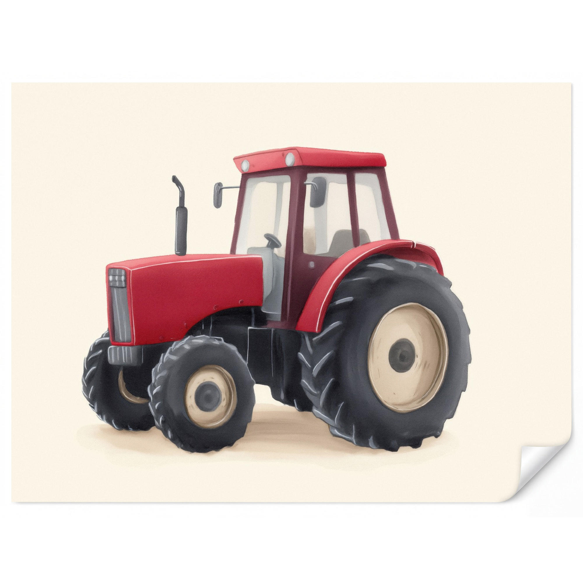 OnlyWow Kindertapete Rot 400x300 cm