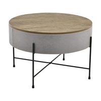 COUCHTISCH Tauranga 60/60/40 - Grau, Metall (60/60/40cm) - [en.casa]
