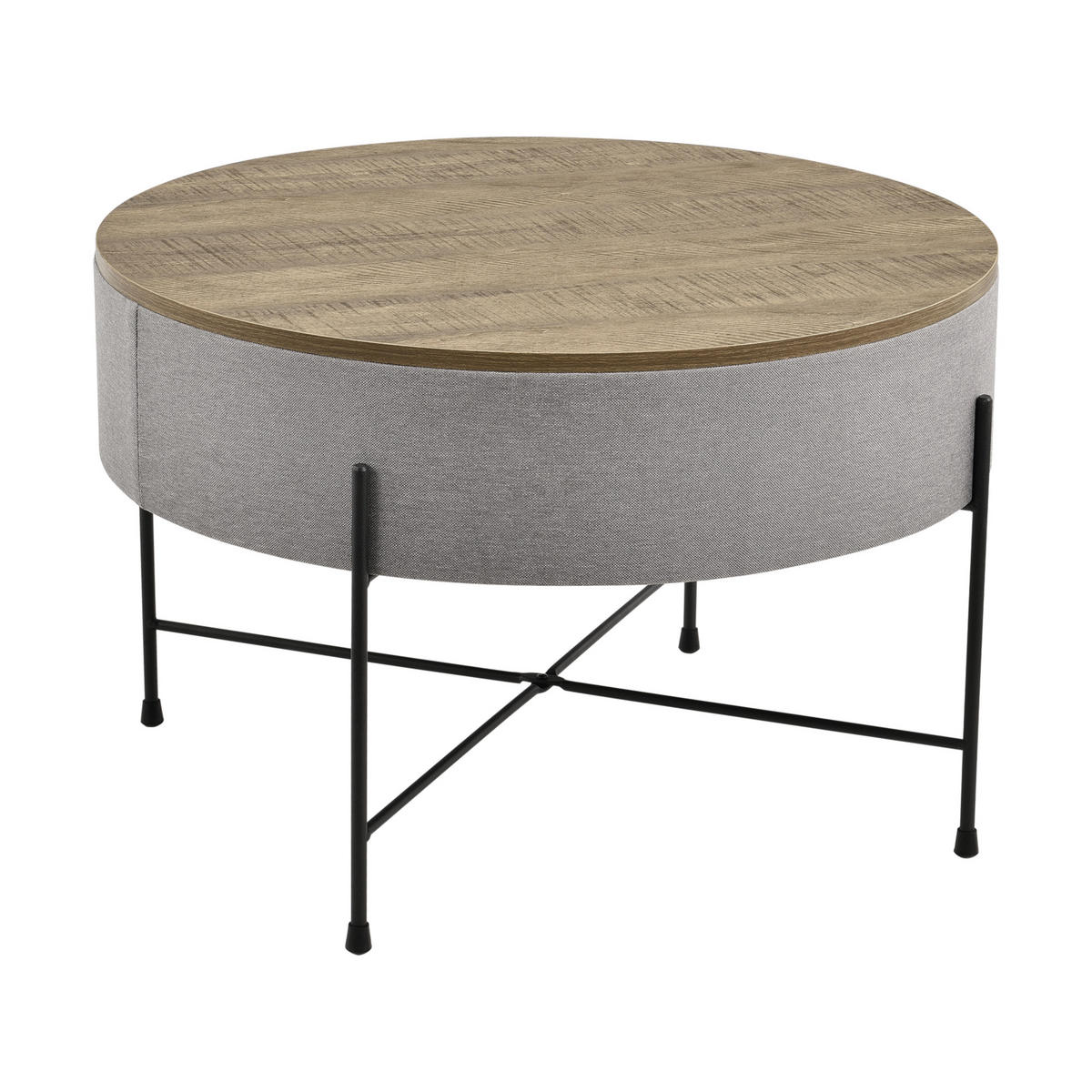 COUCHTISCH Tauranga 60/60/40 - Grau, Metall (60/60/40cm) - [en.casa]