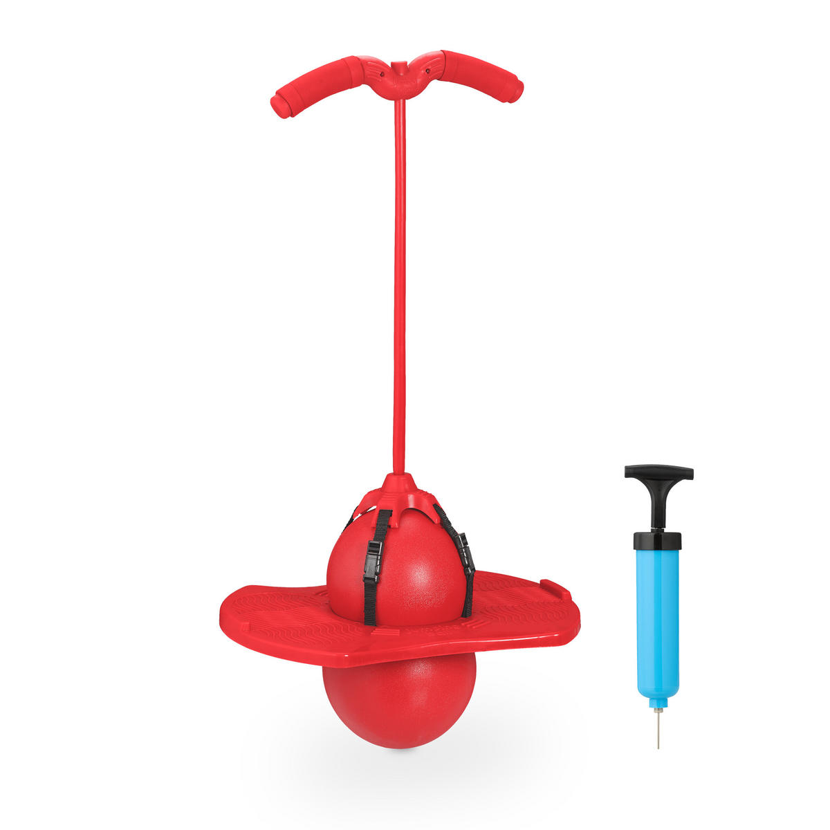 POGO-BALL - Rot, Kunststoff (39/29cm) - Relaxdays