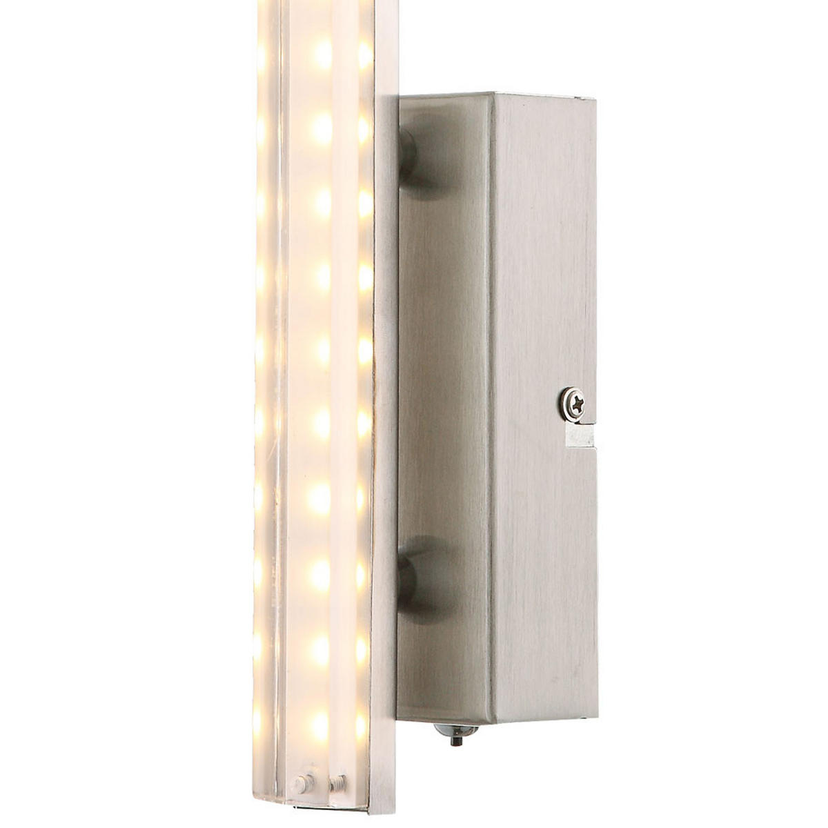 LED WANDLEUCHTE Lombardia Silber matt - Silberfarben, Metall (6/42/7cm) - Globo Lighting