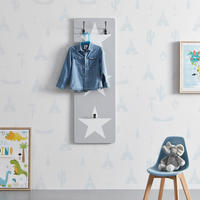 KINDERGARDEROBE Arianna Grau/Weiß - Grau, Metall (40/120/1.5cm)