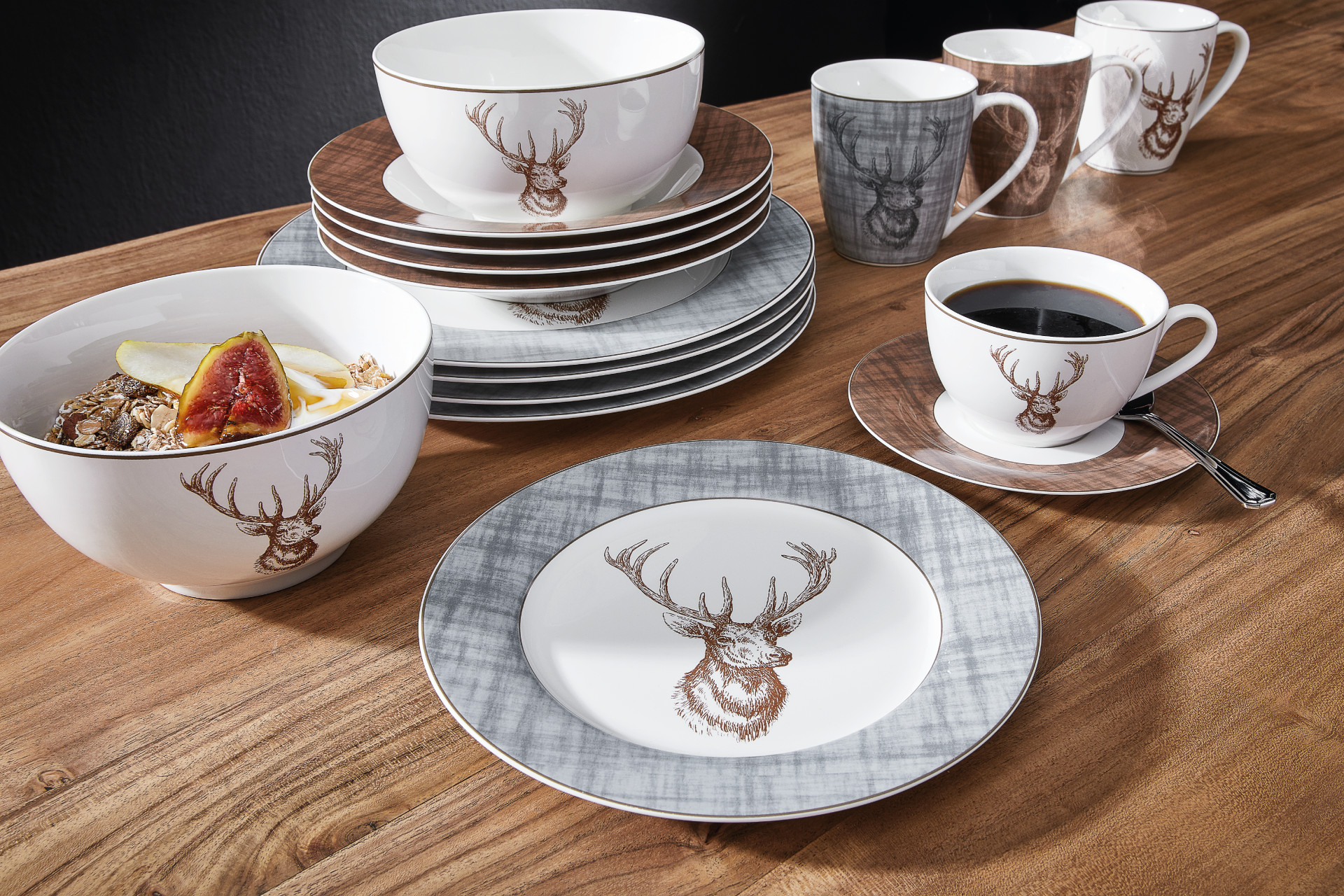 Geschirr Teller Herbst