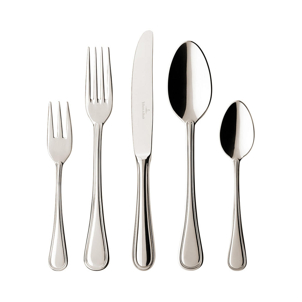 TAFELBESTECK Neufaden Merlemont silber 30-tlg. - Silberfarben, Metall - Villeroy & Boch