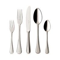 TAFELBESTECK Neufaden Merlemont silber 30-tlg. - Silberfarben, Metall - Villeroy & Boch