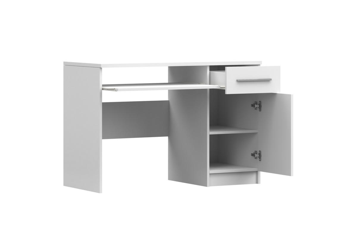 SCHREIBTISCH Marsala - WEIß - Weiß, Holzwerkstoff (50/110/76cm) - Möblo
