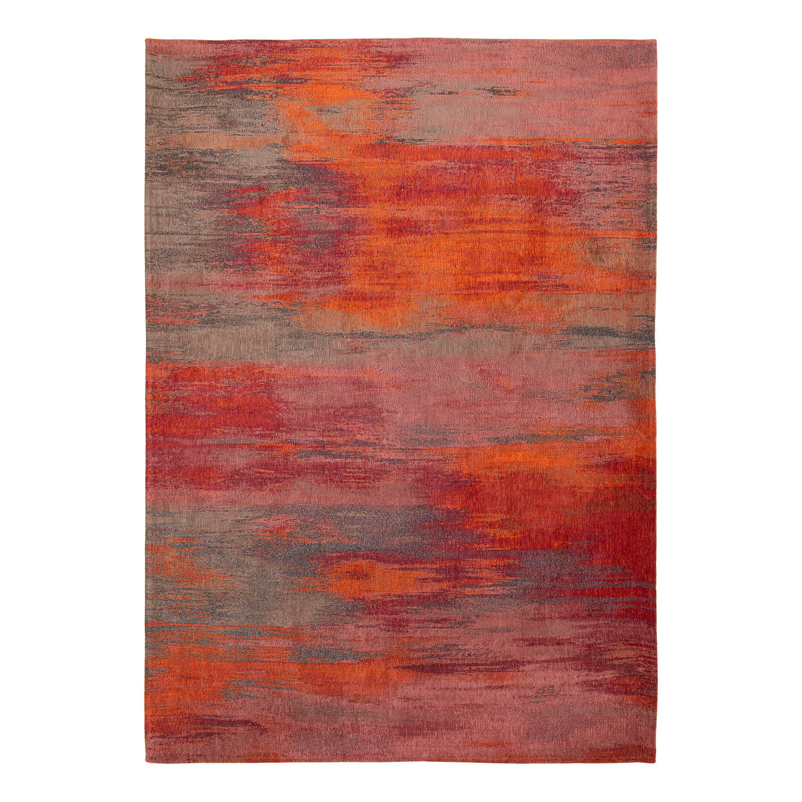 TEPPICH Hibiscus Red Atlantic Monetti 140/200 cm - Rot, Naturmaterialien/Textil (140/200cm) - Louis De Poortere
