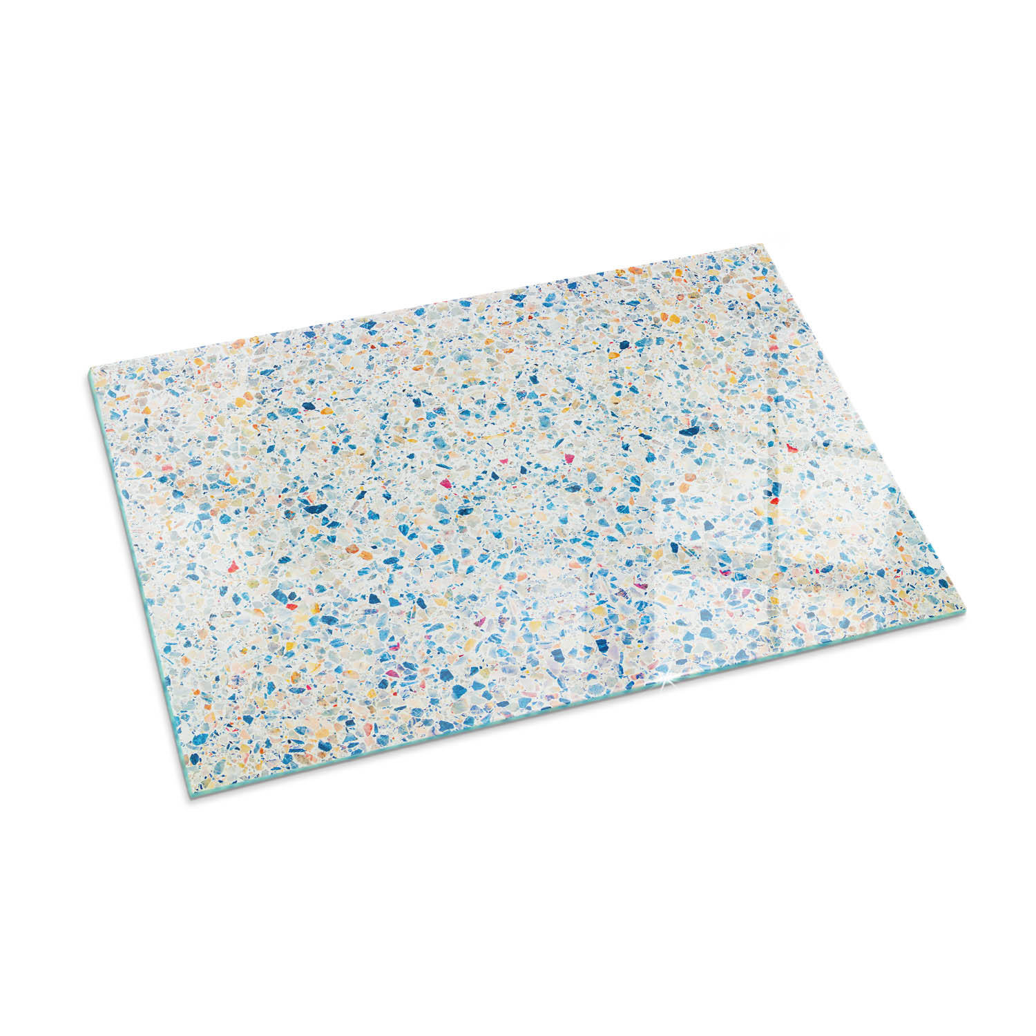 GLASPLATTE für Kamin 100x70 cm Weiß - Weiß, Glas (100/70/0.4cm) - ArtPrintCave