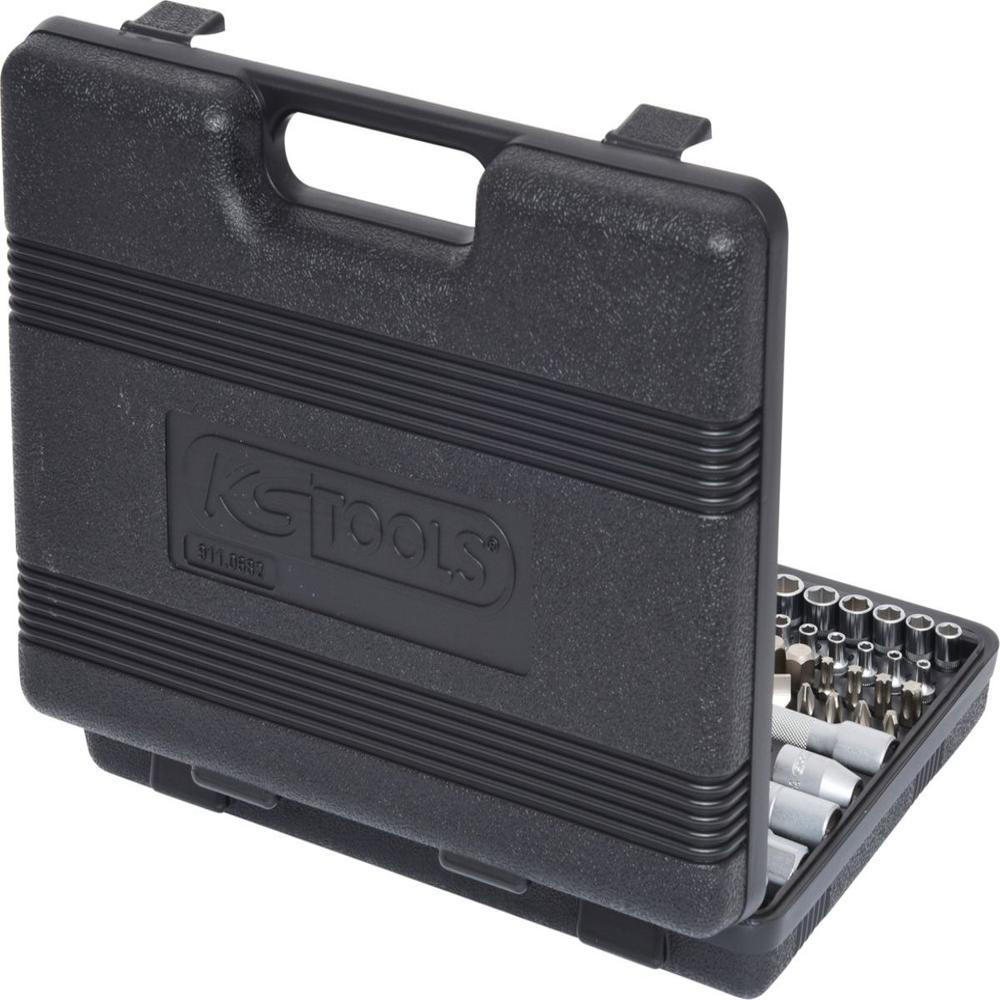 KS TOOLS 1/4"+1/2" Steckschlüssel-Satz, 82-tlg ( 911.0682 ) - Multicolor, Kunststoff (391/278/84cm) - KS Tools