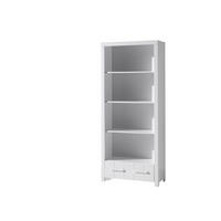 STANDREGAL Karalynn 87x39x206 aus MDF in der Farbe Weiß - Weiß, Holzwerkstoff (87/206/39cm) - 58aufmkessel