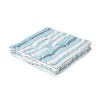SITZKISSEN New England blau-weiß 50/50/10 cm - Blau, Textil (50/50/10cm) - Homescapes