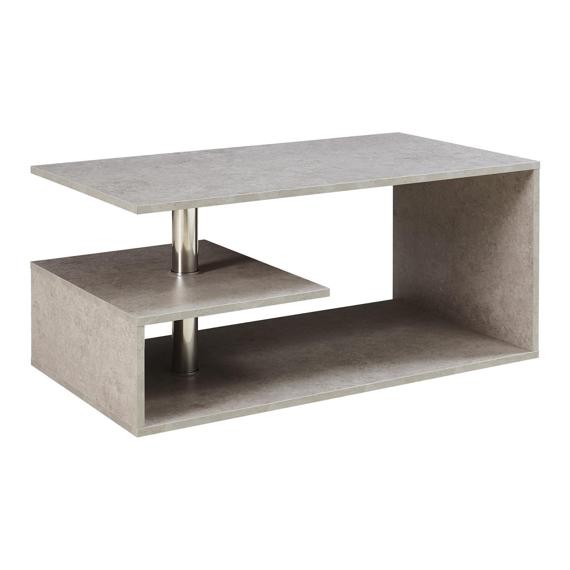 COUCHTISCH Haarlem 50/90/41 - Graubraun, Holzwerkstoff (90/50/41cm) - [en.casa]