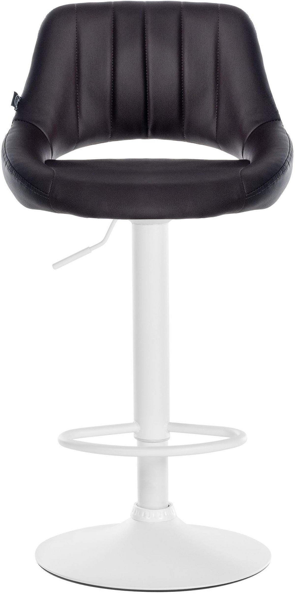 BARHOCKER Milet 85x47x48 cm braun - Braun, Leder (47/85/48cm) - furnicato