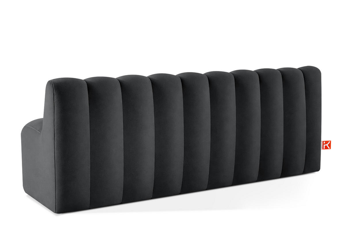 ESSZIMMERBANK CORDA, Dunkelgrau - Dunkelgrau, Holz/Holzwerkstoff (203/78/71cm) - KONSIMO®