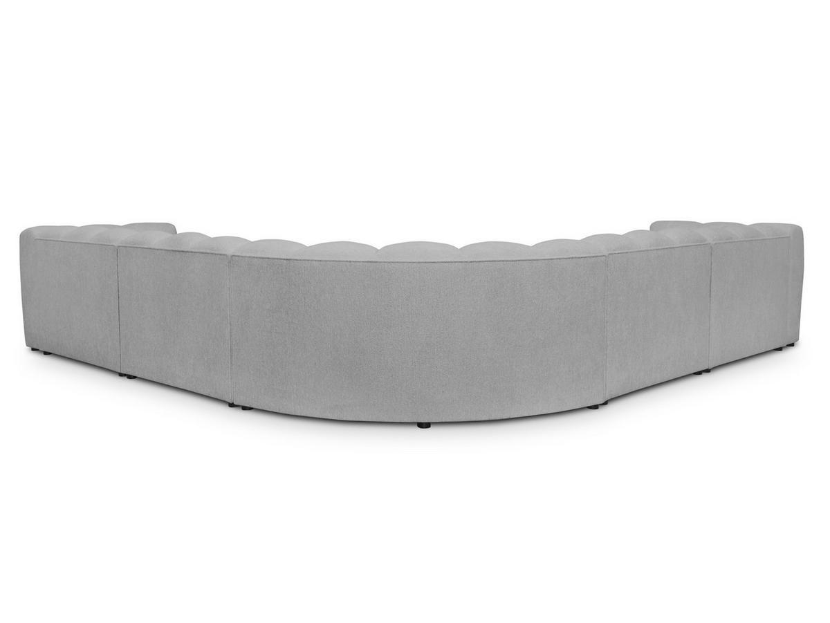 POUF Strukturstoff Blau - Blau/Schwarz, Holzwerkstoff/Kunststoff (65/40/65cm) - Makamii