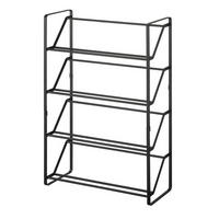 SCHUHREGAL Frame schwarz 53/80/17 cm schmal - Schwarz, Metall (53/80/17cm) - Yamazaki