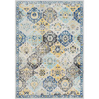 VINTAGE-TEPPICH 120x170 cm Mehrfarbig - Blau/Multicolor, Naturmaterialien/Textil (120/170cm) - LIVABLISS