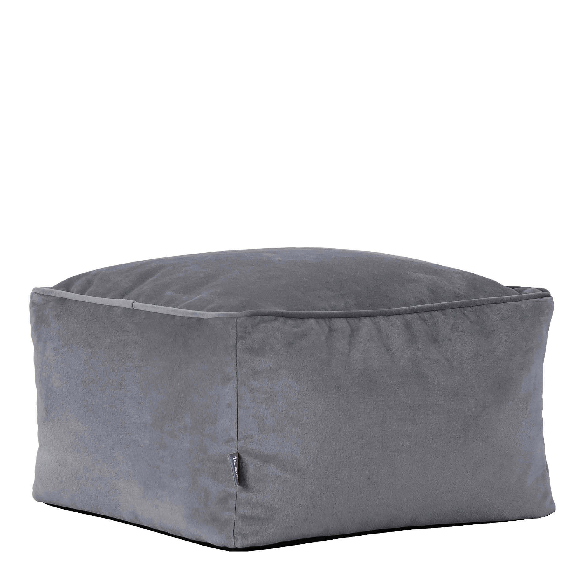 icon Sitzpouf Grau 42x24x42 cm