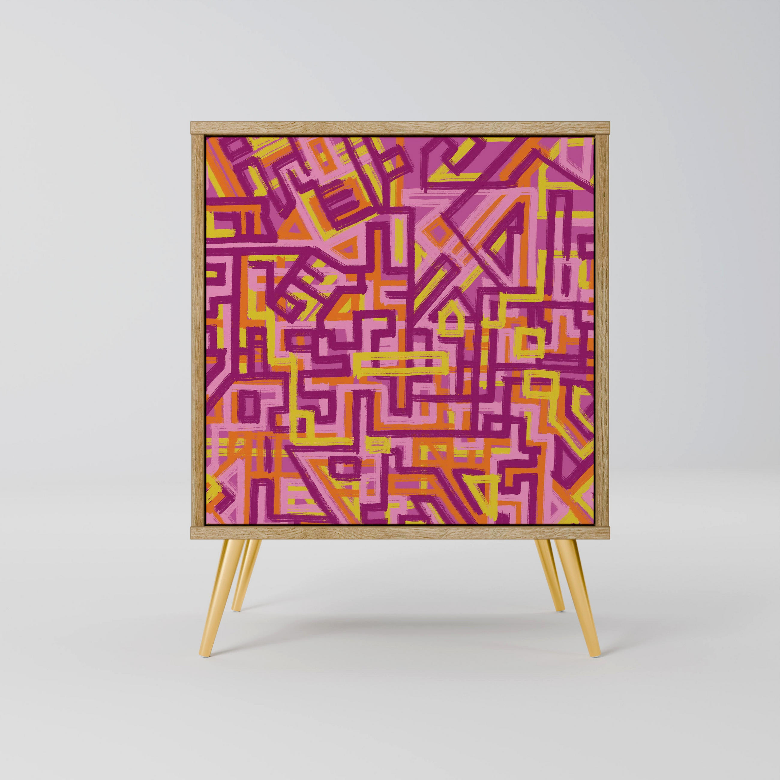 SpaceRebels Sideboard Eiche 57.5x75.5x42 cm