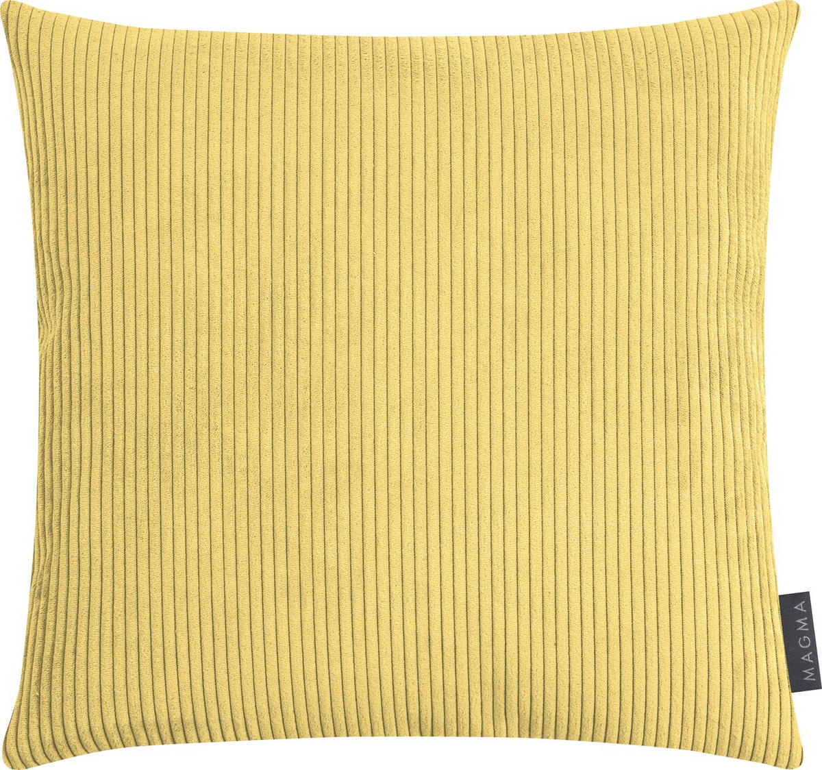 KISSENHÜLLE Inga Cord Look gelb - Gelb, Textil (40/40cm) - Magma Heimtexx