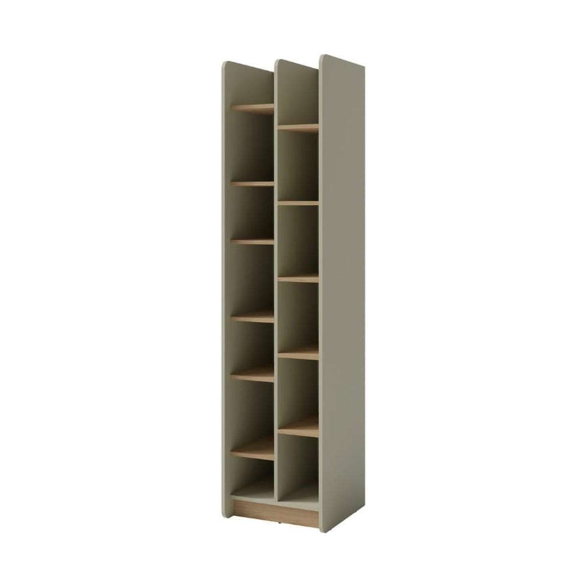 STANDREGAL – 55 cm – ALESSIO System – Grau - Grau, Holzwerkstoff (55/195/42cm) - hi-markt