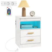 NACHTTISCH Hochglanzweiß 1 Stück - Weiß, Kunststoff (40/59/45cm) - GiPP