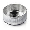 SCHALE Serenite Silber 22.5/22.5/10 cm Glas - Silberfarben, Glas (22.5cm) - Mondex