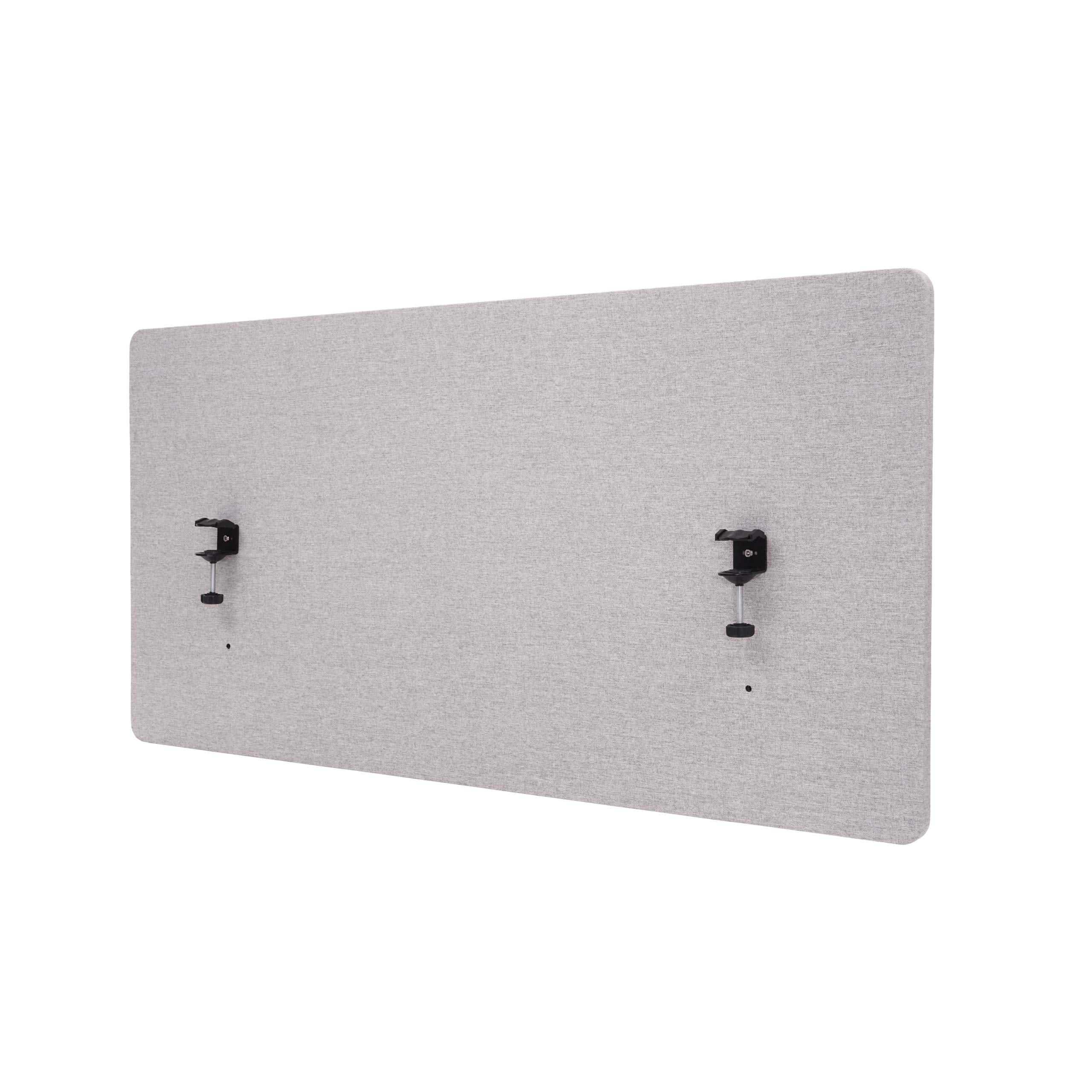 AKUSTIK-TISCHTRENNWAND Grau - Grau, Textil (120/60/2cm) - MCW