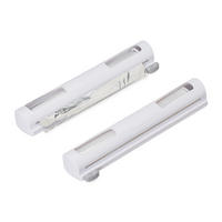 2XFOLIENSCHNEIDER - Weiß, Kunststoff/Metall (37/5/8cm) - Relaxdays