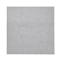 TEPPICH Hellgrau 160/160 cm Kawi - Hellgrau/Grau, Textil (160/160cm) - Beliani