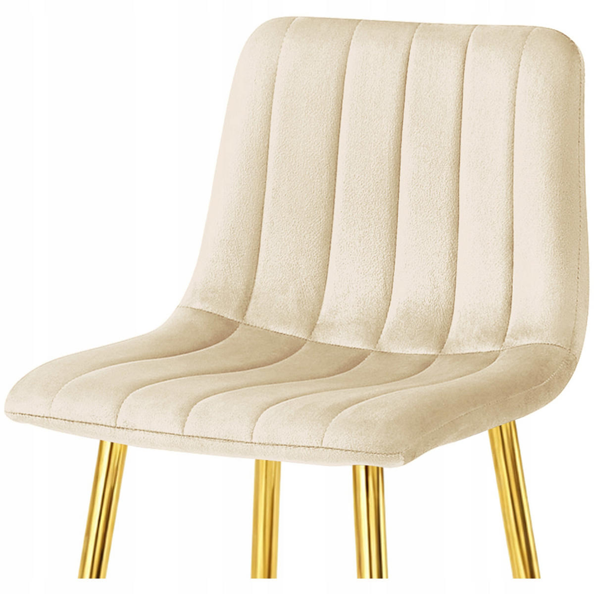 BARHOCKER Beige 43x49 cm POZZA Ergonomisches Sitzkissen - Beige, Metall (43/56/49cm)