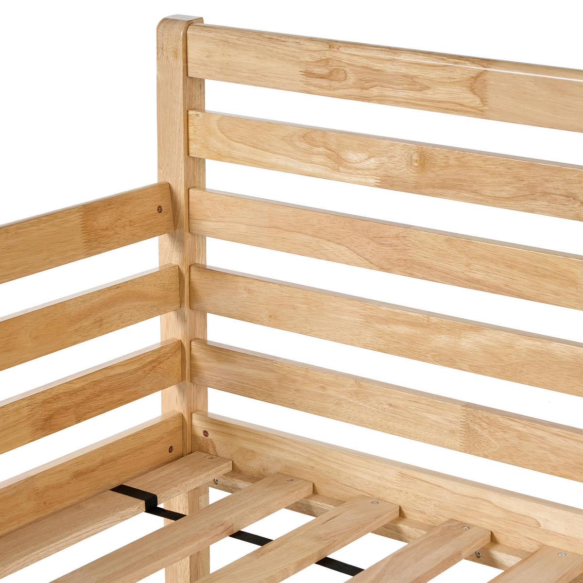 PAT DE ZI lemn 90/200 cm culoare naturală Theza - culoare naturală, lemn (90/200cm) - Beliani
