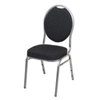 BANKETTSTUHL Jayde 2er Set Polyester Schwarz 93x44,5x50,5cm - Schwarz, Kunststoff (44.5/93/50.5cm) - DELUKE