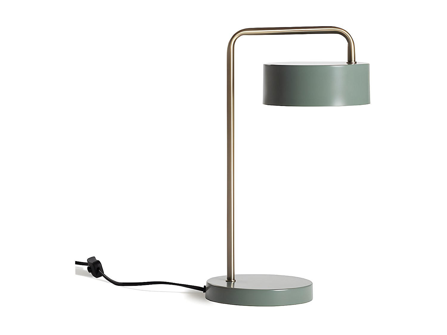 TISCHLAMPE - 23 cm x 16 cm - metall - khaki Otilie - Schlammfarben, Metall (16/23/40cm) - Vente-Unique