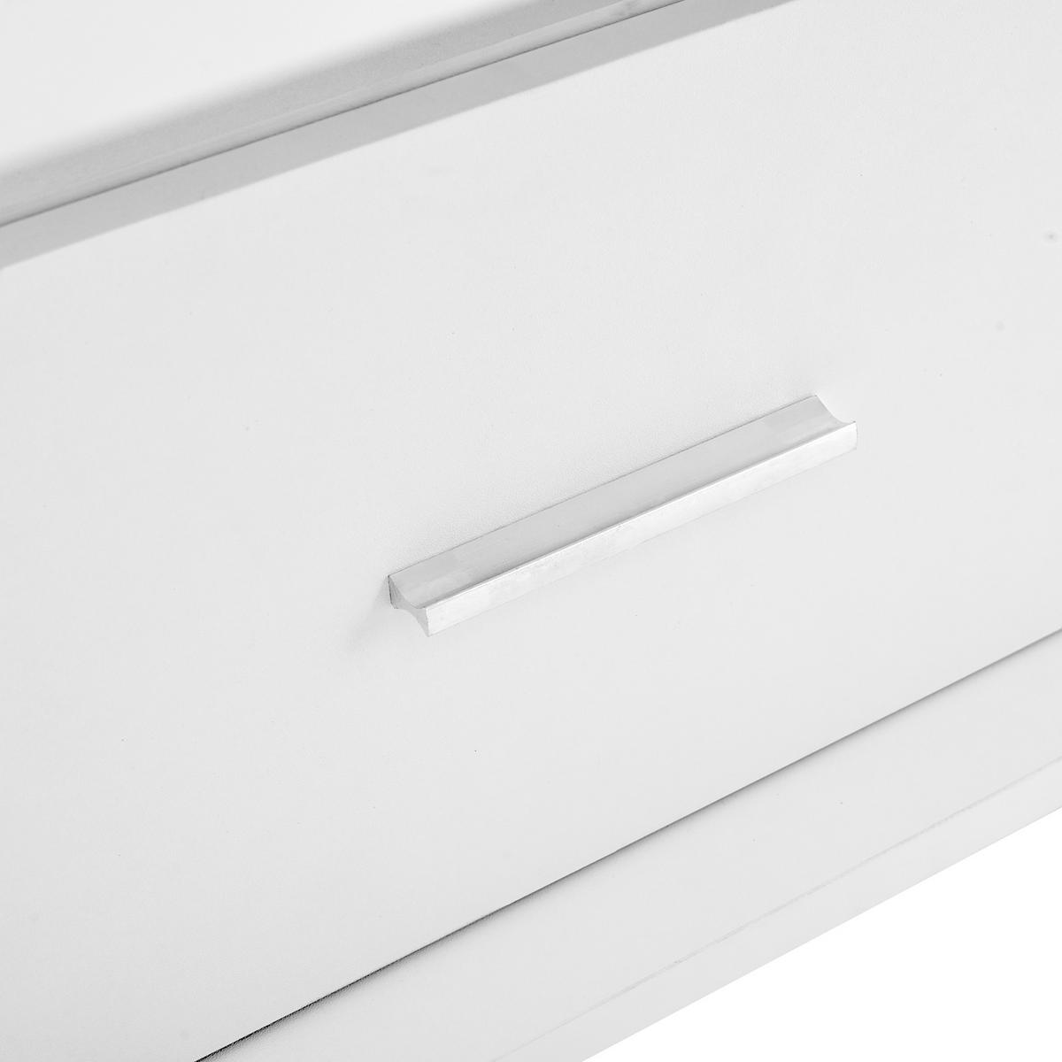 COUCHTISCH DE-061 Lift-Hochglanz Weiß - Weiß, Holzwerkstoff (78/78/45cm) - ComfortXL