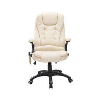 DREHSTUHL, Sitzbreite 54 cm, Sitzhöhe 44–54 cm, mit Massage- und Wärmefunktion, 62/68/121 cm, beige - Beige, Kunststoff (68/121/62cm) - Redom
