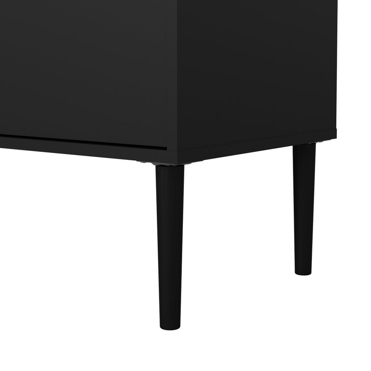 TV-MÖBEL, Media, Schwarz, Holzwerkstoff, 178 x 40 x 57 cm - Schwarz, Holzwerkstoff (178/57/40cm) - ebuy24