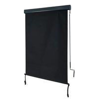 VERTIKALMARKISE Schwarz - Schwarz, Textil (100/250/8cm) - MCW