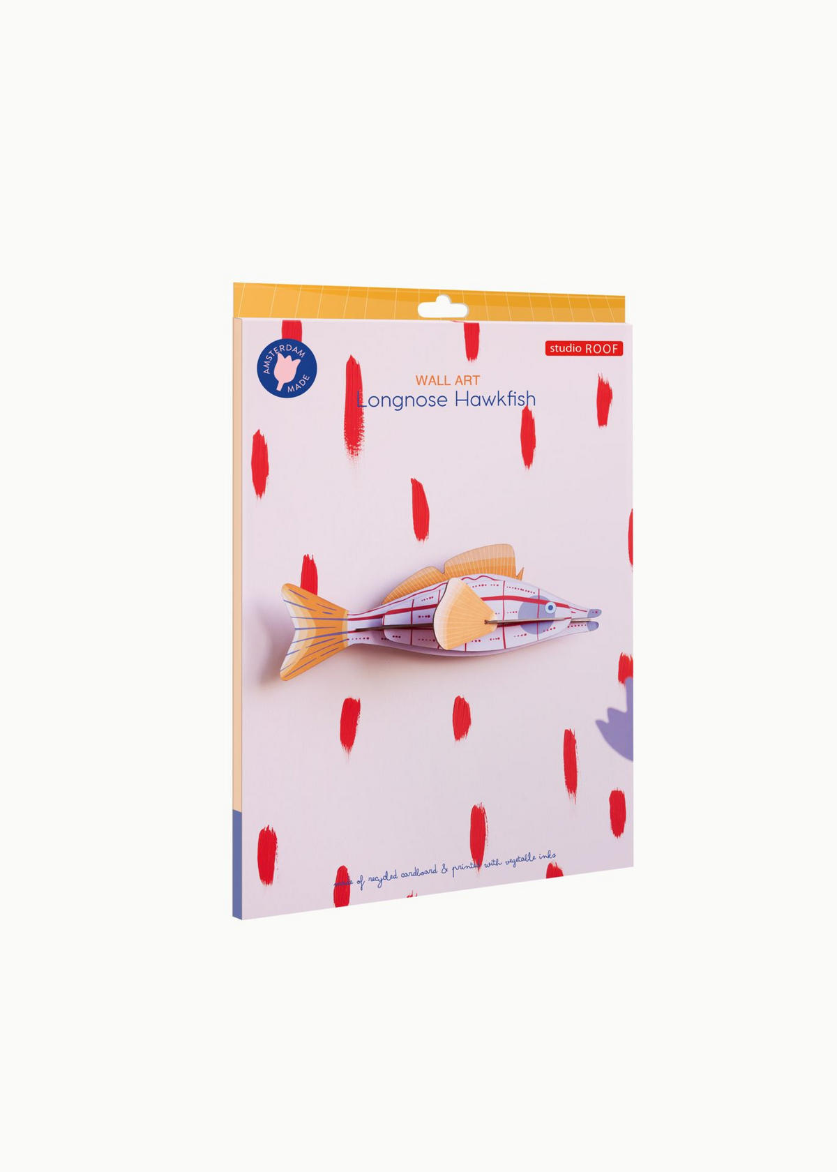 WANDDEKO Kreativer Fisch 8/8.5 cm - Multicolor, Wellpappe (8/8.5/26cm) - KUNSTLOFT