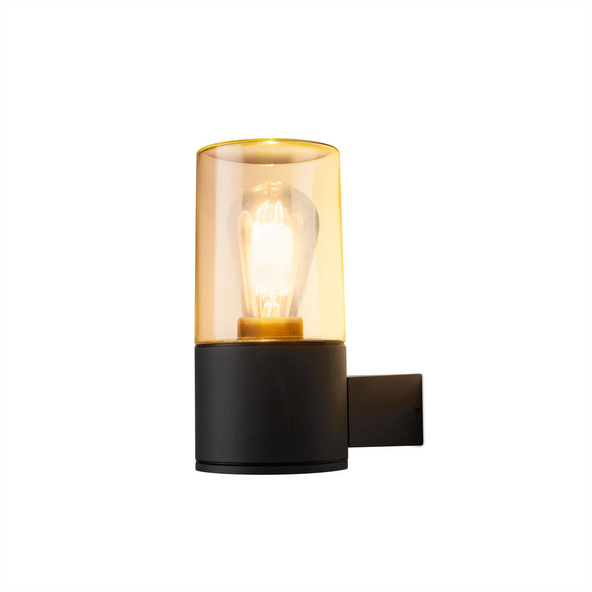 AUSSENLEUCHTE Ambra - Anthrazit, Metall (17.6/11/23cm) - Paco Home