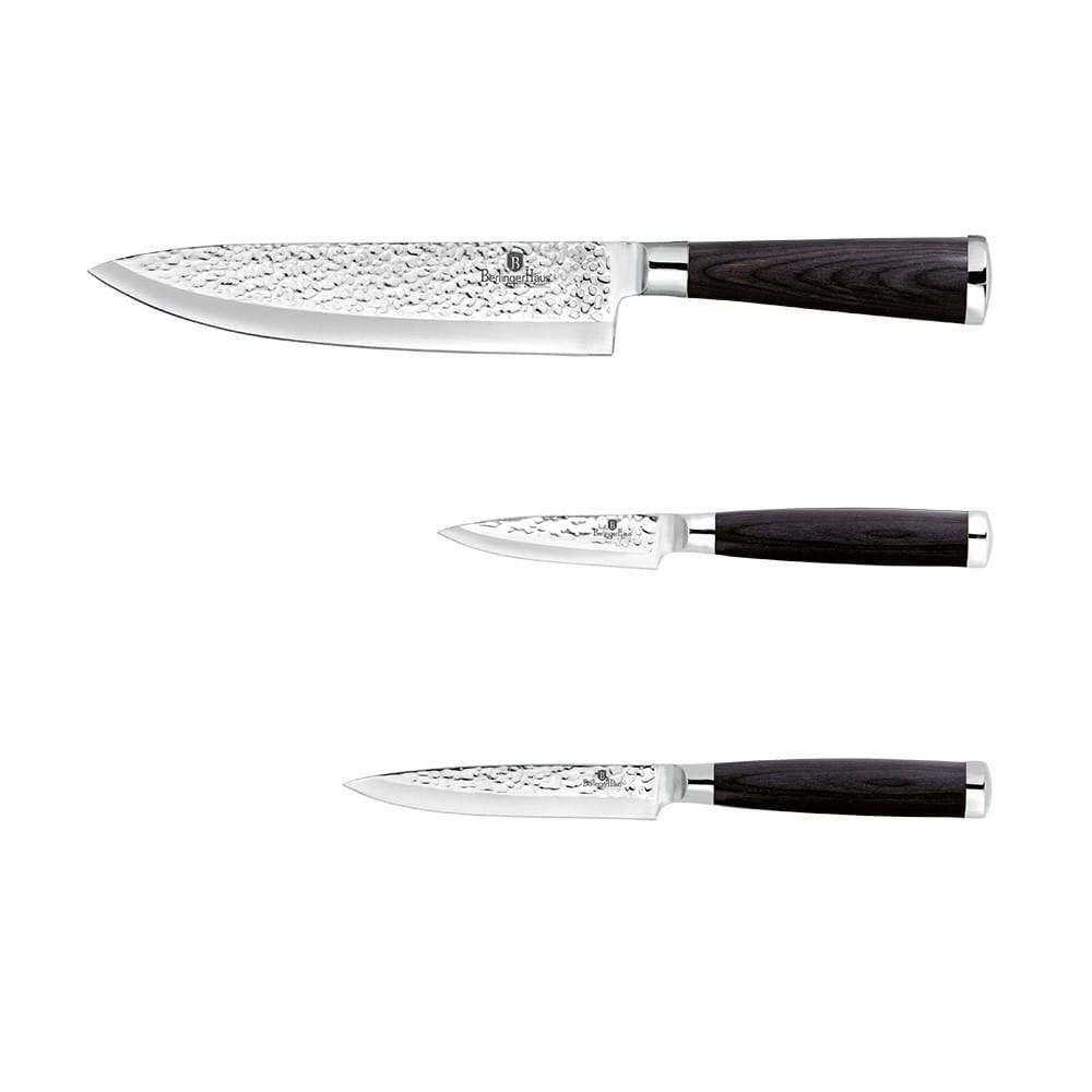 MESSERSET Silber 30/10/30 cm BH2487 - Silberfarben, Metall - Berlinger Haus