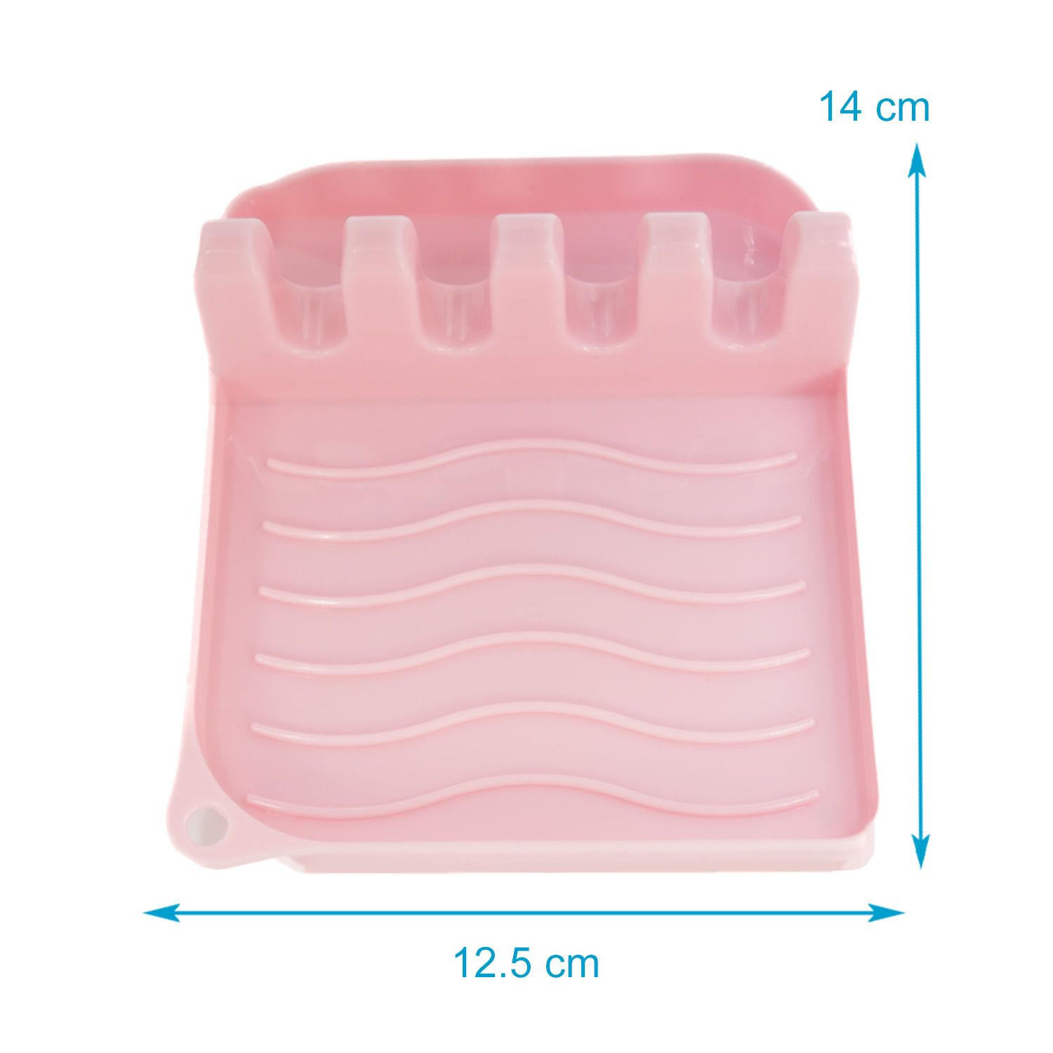 KOCHLÖFFELABLAGE - Rosa, Kunststoff (12.5/4.8/14cm) - Intirilife