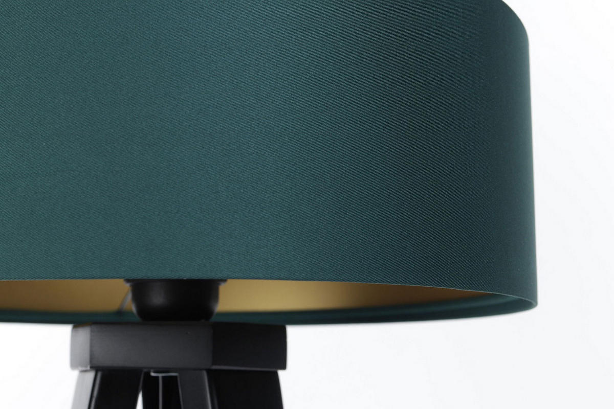 TISCHLAMPE Grün 30/45 cm - Goldfarben, Kunststoff (30/0.7/45cm) - ONZENO