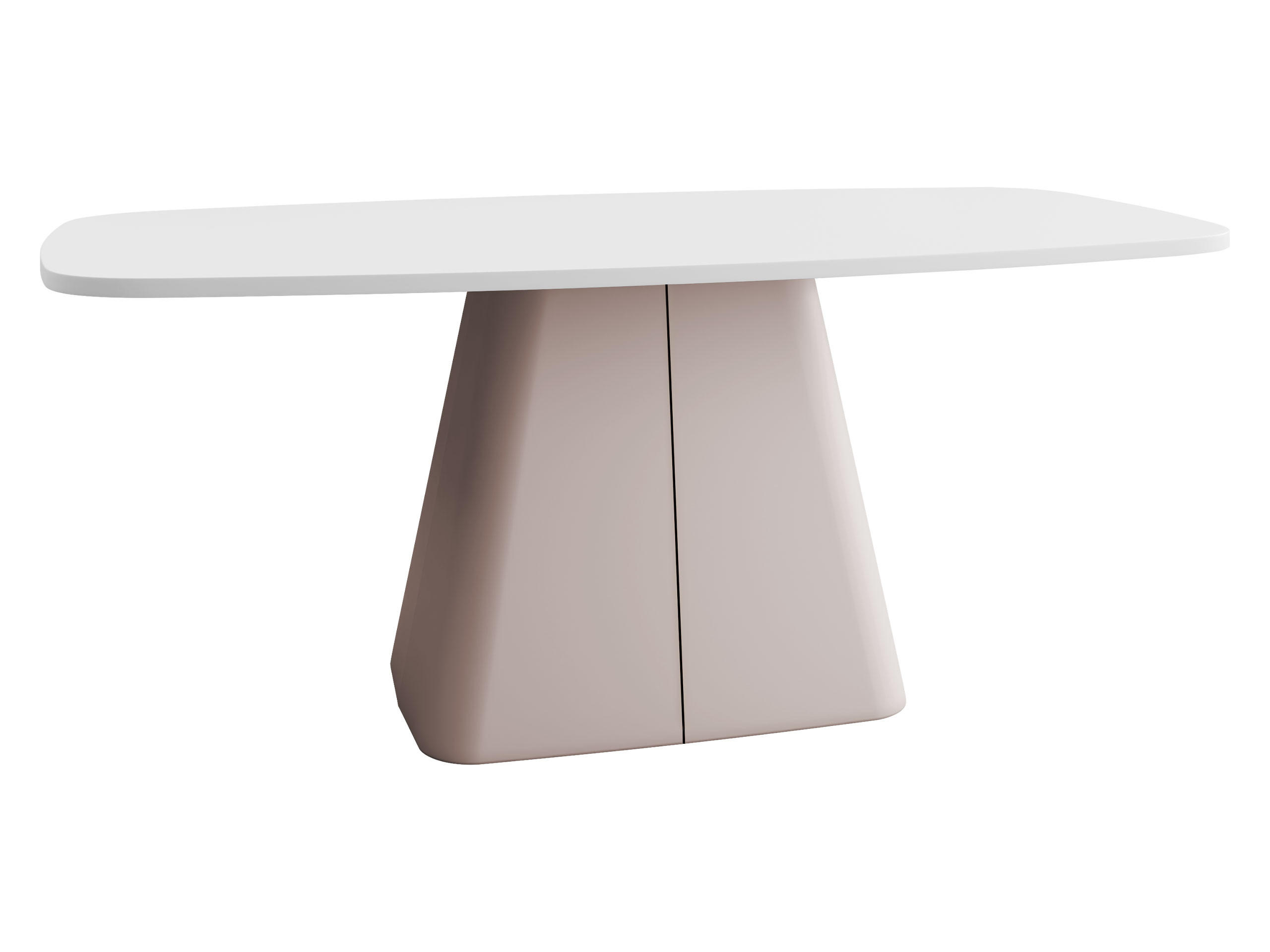 COUCHTISCH Noa Cashmere - Kaschmir/Weiß, Holzwerkstoff/Metall (60/120/48cm) - MIRJAN24