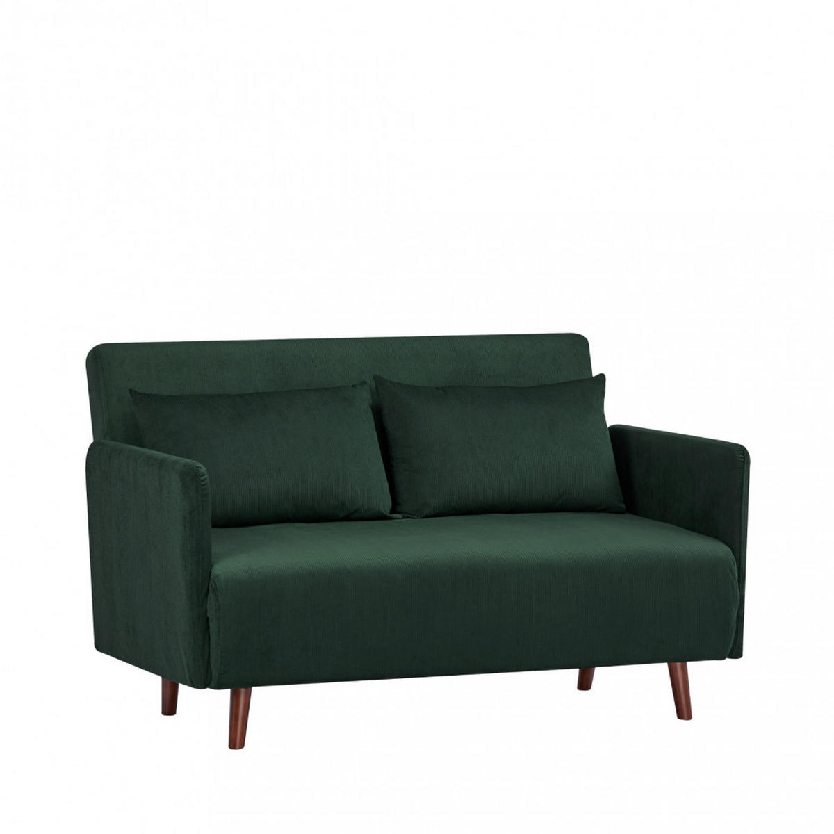 BETTSOFA - Dunkelgrün - Dunkelgrün, Textil (132/80/88cm) - Drawer