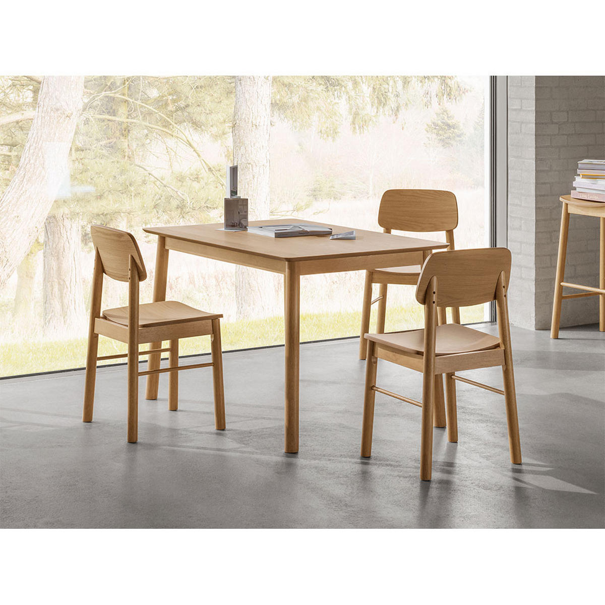 ESSTISCH, Barlow, Natur, MDF, 120 x 80 x 75 cm - Naturfarben, Holzwerkstoff (80/120/75cm) - ebuy24