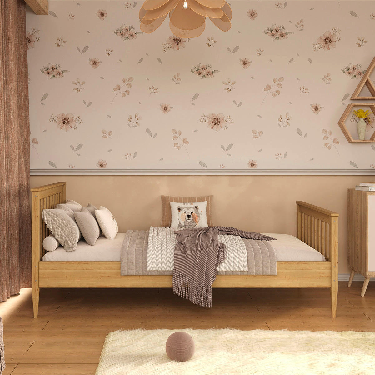 KREVET 90/200 Ignas Drvo - smeđa, drvo (90/200cm) - Petits-meubles