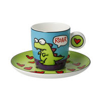 ESPRESSOTASSE Ed Eck- Roar, Fine Bone China, Bunt, 100 ml - Multicolor, Keramik (0.1L) - Goebel