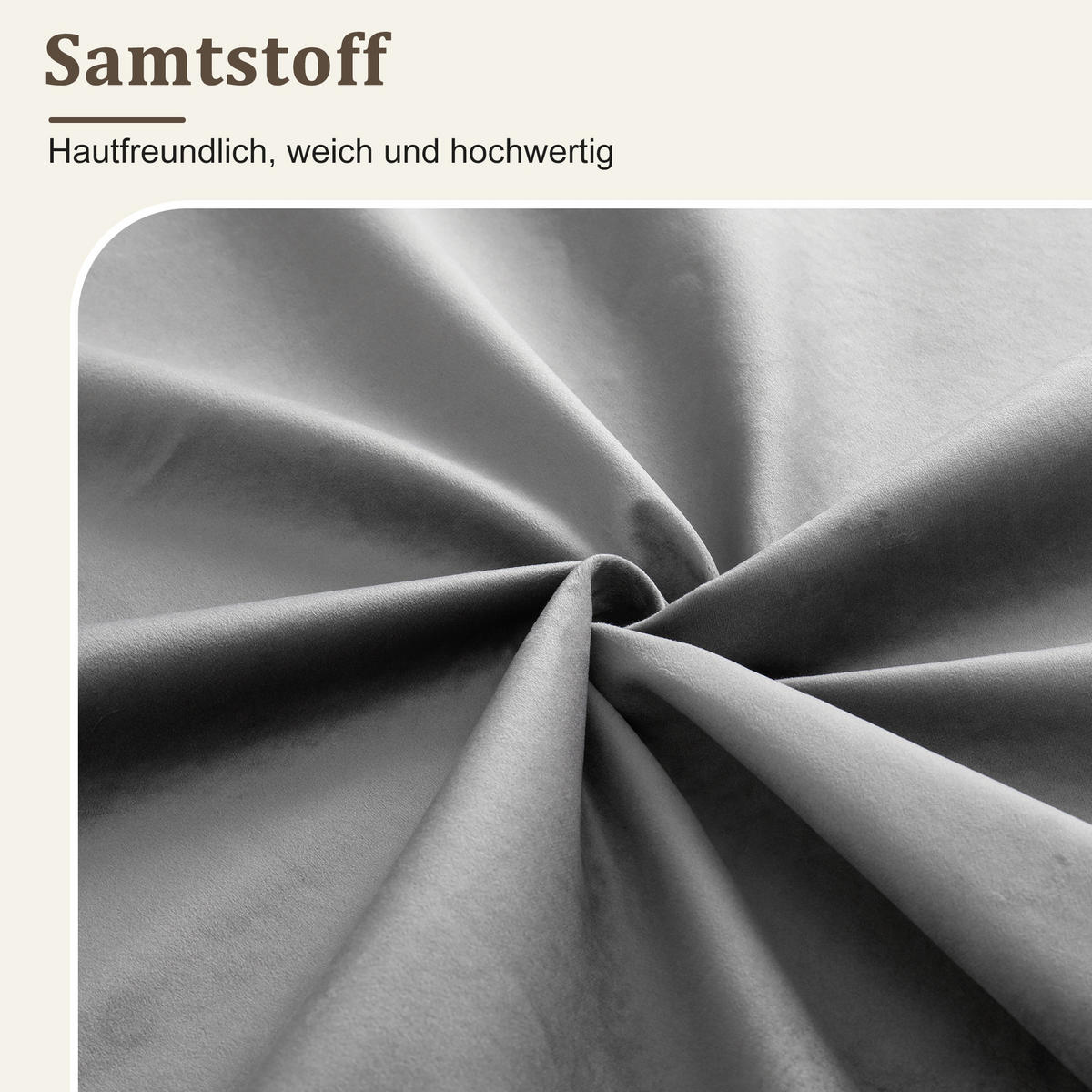 POLSTERBETT 90/200 cm in Grau Samt mit Bettkasten, LED und USB - Grau, Holzwerkstoff/Textil (90/200cm) - WISHDOR